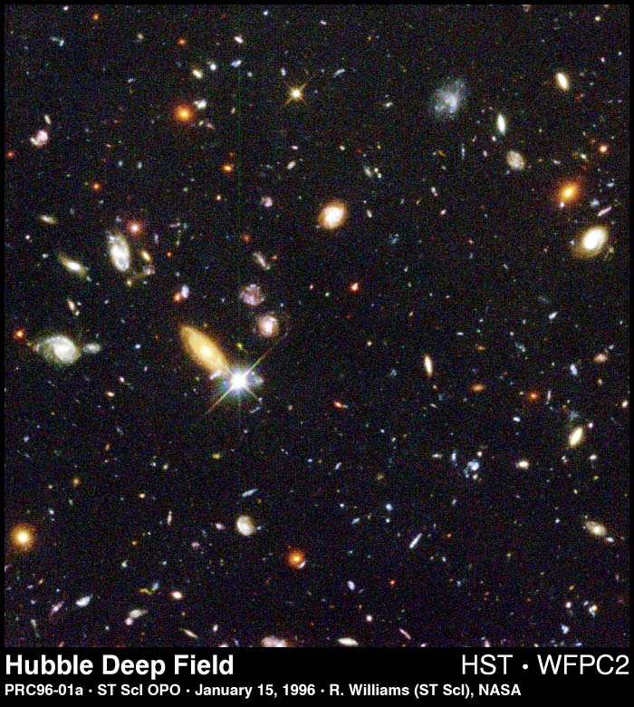 Hubble deep Field Image 
